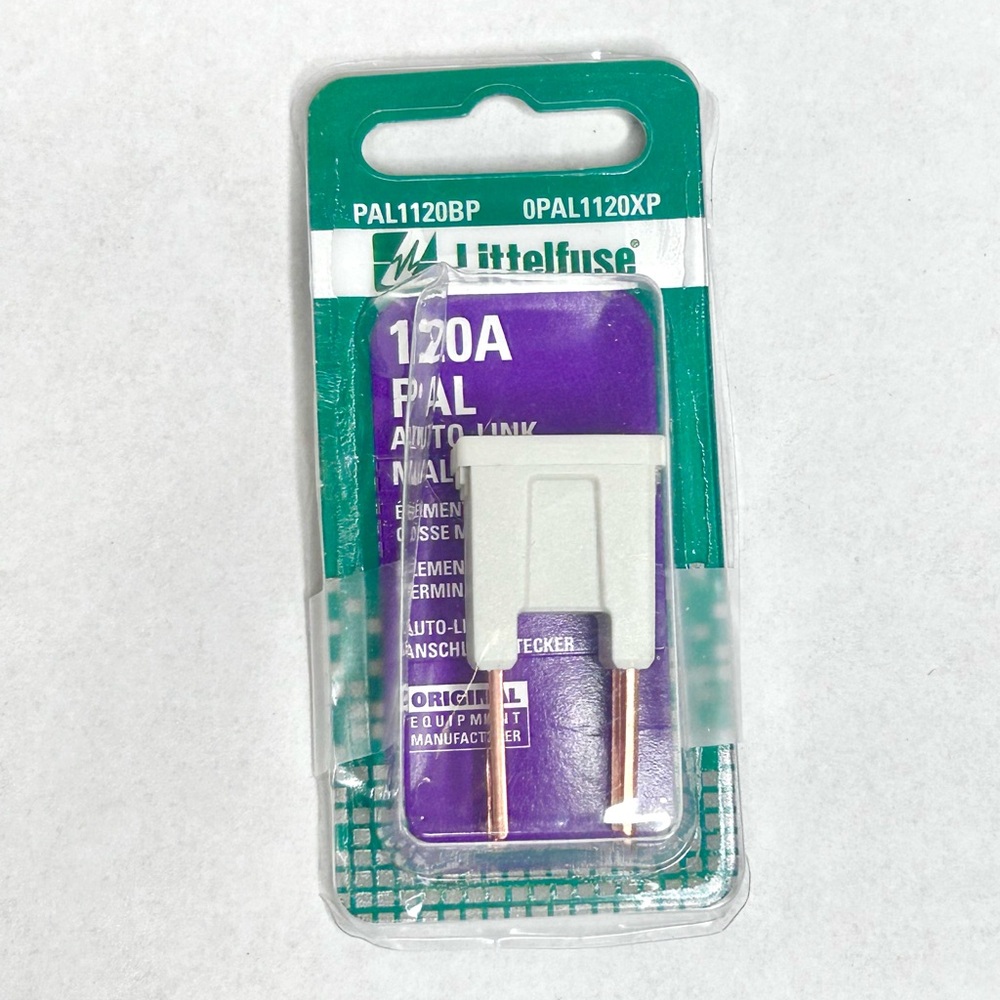 Littelfuse 0PAL1120XP PAL Auto Link Fuse 120A 32V Bent Male Terminal New
